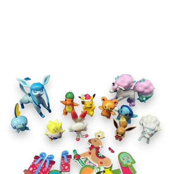 Lot of 11 Pokemon Battle Figure Galarian Ponyta Articulated  Toy Figure PIKACHU - Picture 1 of 9